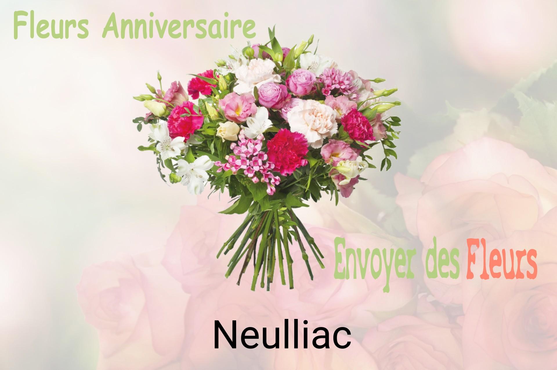 Bouquet de fleurs d’anniversaire livré à Neulliac